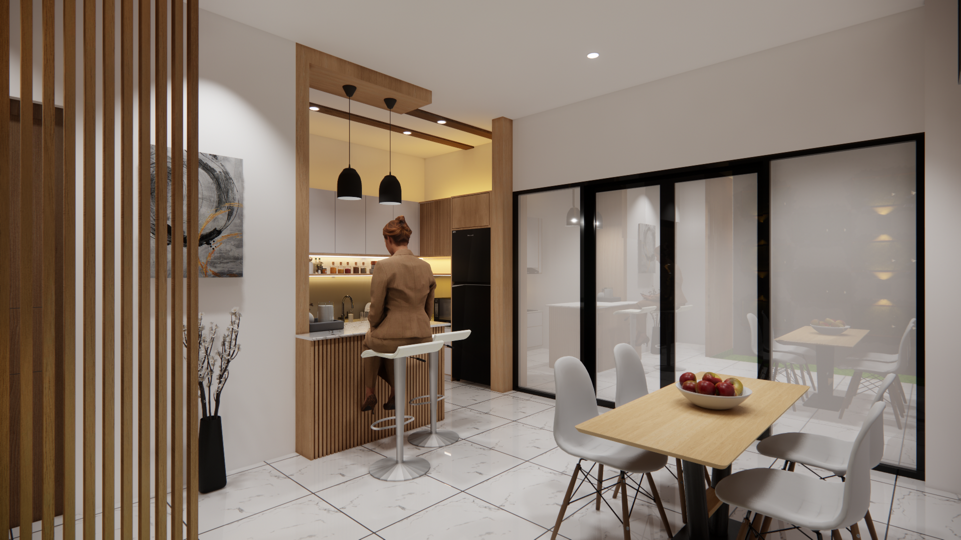 Desain Kitchen Set minimalis modern